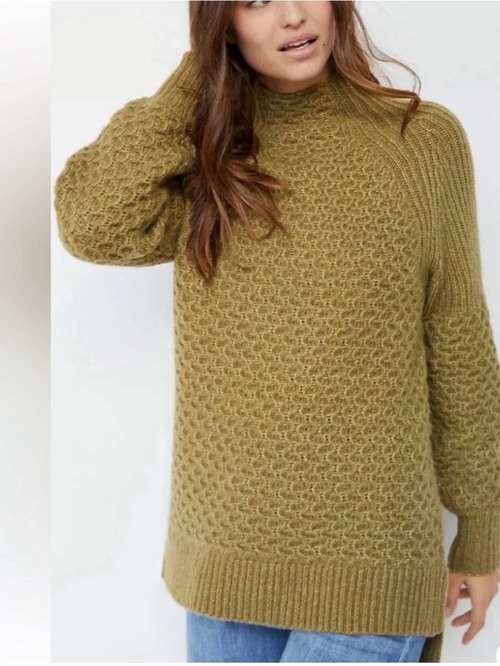 Anthropologie Bia mock neck sweater